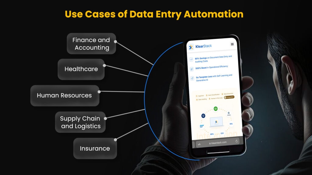 Use Cases of Data Entry Automation