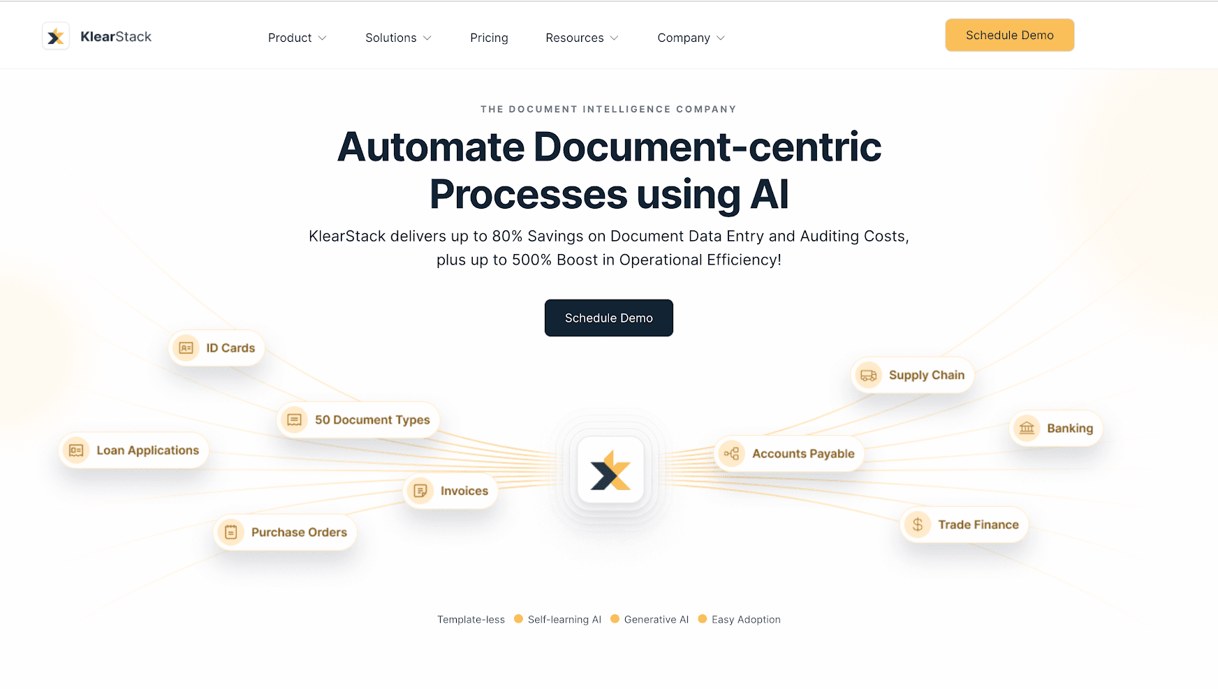 klearstack document processing company