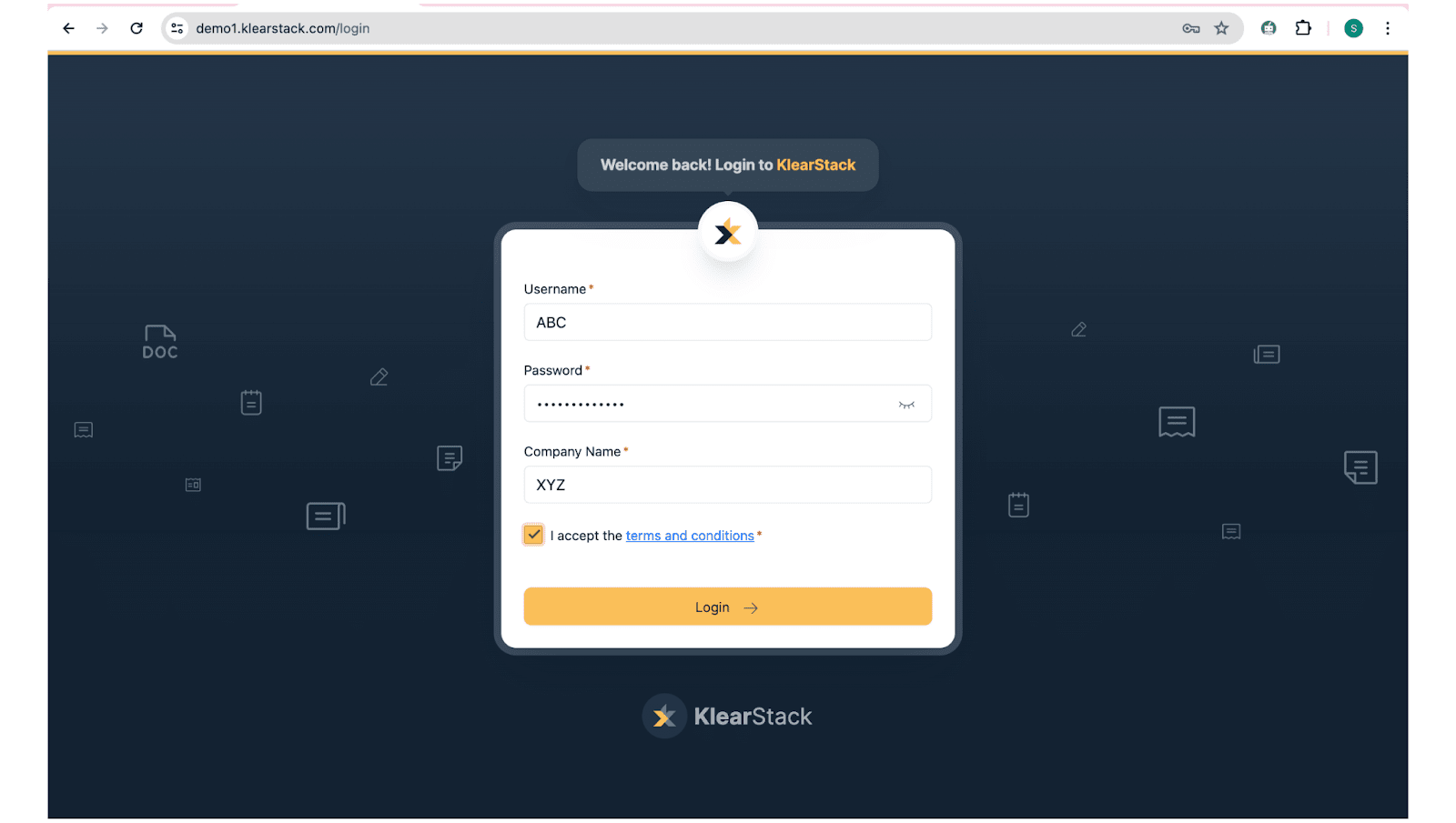 Register to KlearStack Tool (For automated document processing)