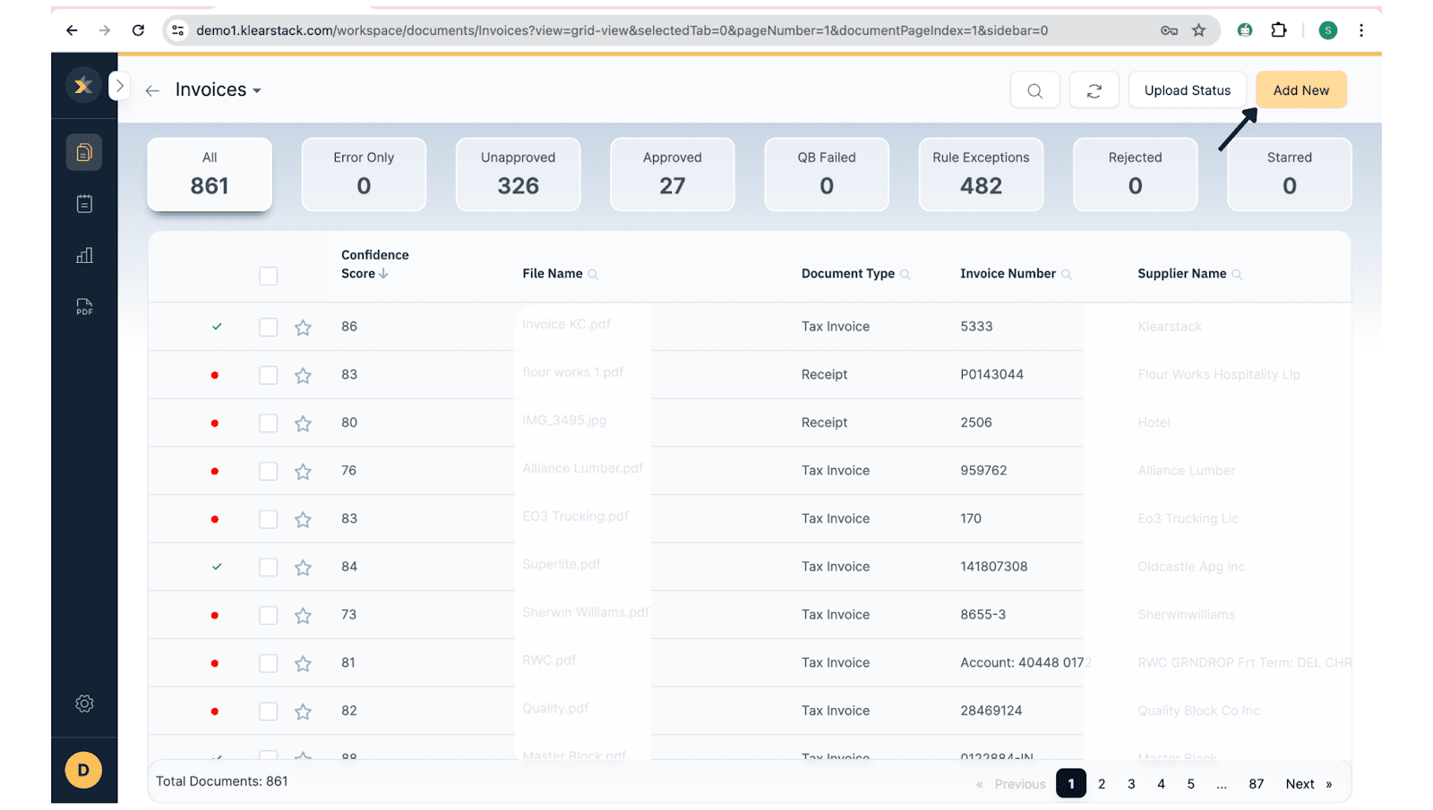 Extract Data from a Delivery Note?