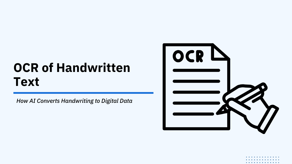 AI-Powered OCR for Handwriting