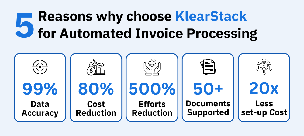 Why choose KlearStack for Automated Invoice Processing