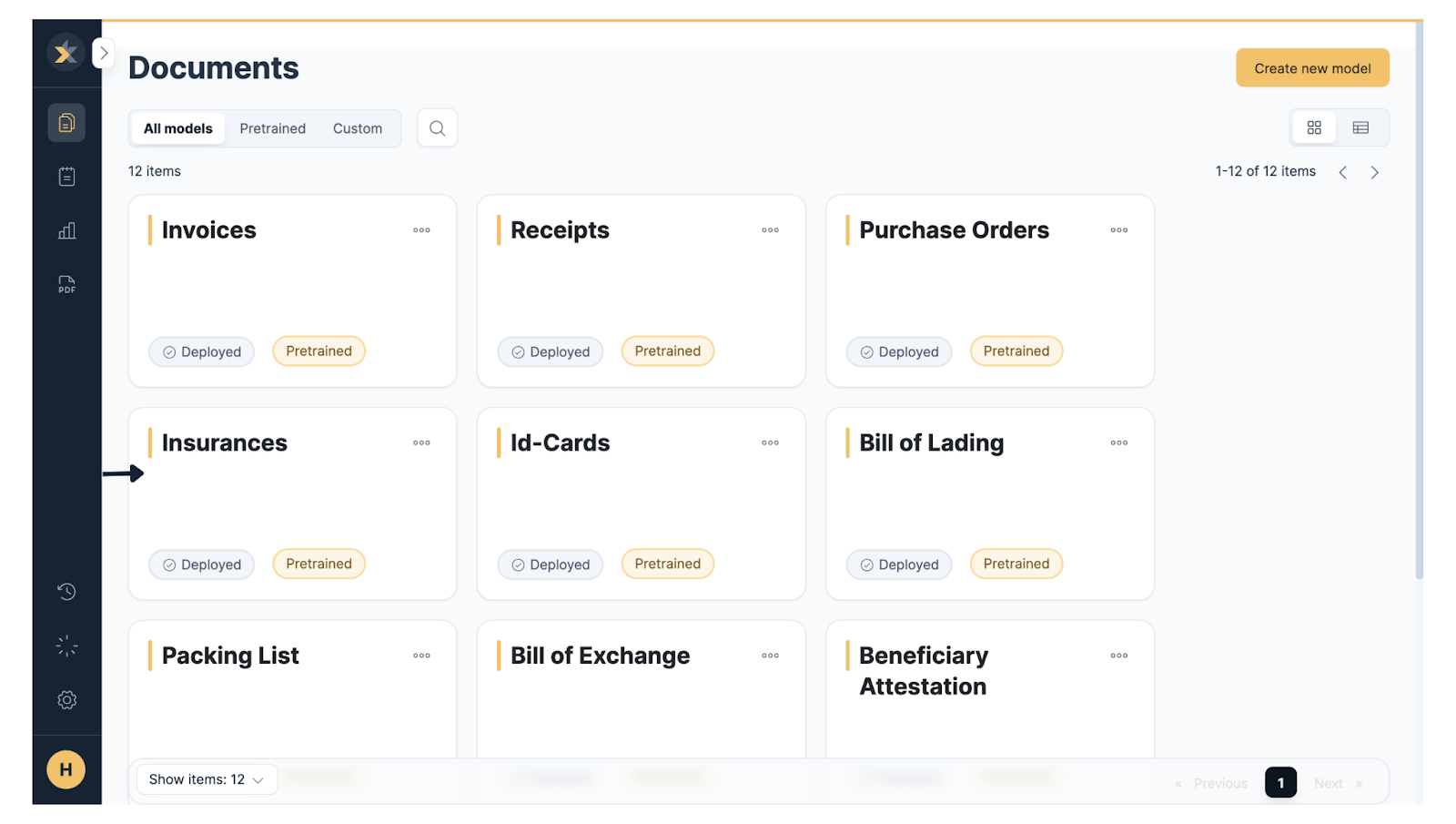 klearstack Insurance Data Extraction  