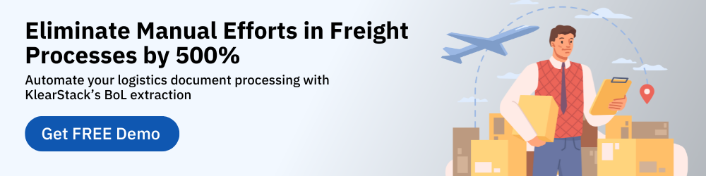 Get a FREE Demo to eliminate manual efforts in freight processes