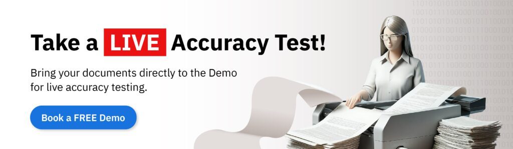Live Accuracy Test in KlearStack Demo!