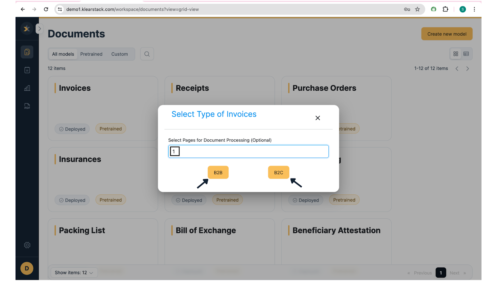 Step-by-Step Guide to Automate Data Extraction for Proforma Invoice klearstack