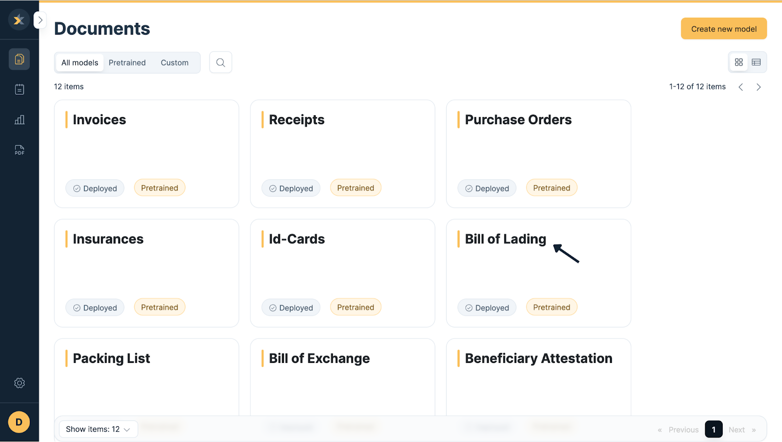 Guide to Extract Data from Bill of Lading Using KlearStack